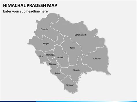 Himachal Pradesh District Map, Himachal Pradesh Political, 43% OFF