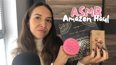 ASMR Tingly Amazon Haul Beauty Books More Tapping Scratching