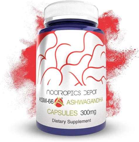 Amazon Nootropics Depot KSM 66 Ashwagandha Capsules 300mg 180