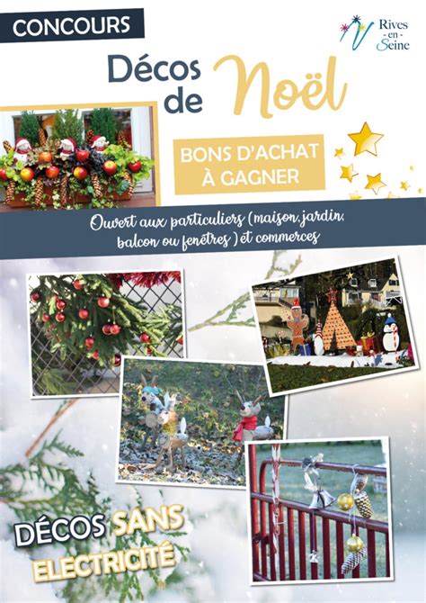 Concours pour Noël Mairie de Rives en Seine