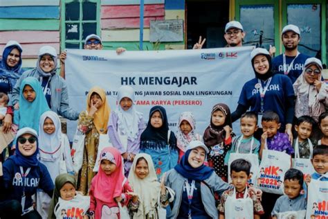 Hutama Karya Adakan Program HK Peduli Pendidikan Sambut HUT Ke 62