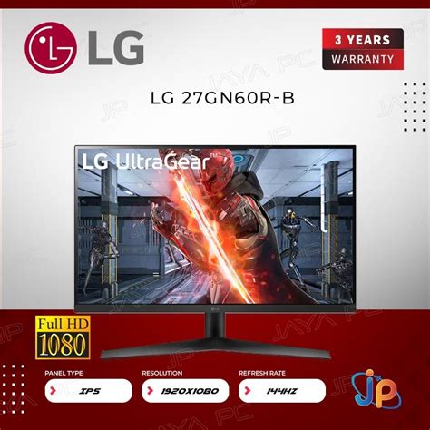 Jual Monitor LG LED IPS UltraGear 27GN60R 27GN60R B Full HD 27 Inch