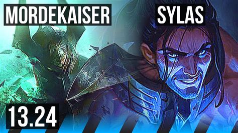 MORDEKAISER Vs SYLAS MID 6 Solo Kills 1 5M Mastery Dominating