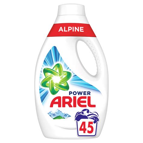 Ariel Lessive Liquide Power Alpine Lavages L Pas Cher Auchan Fr