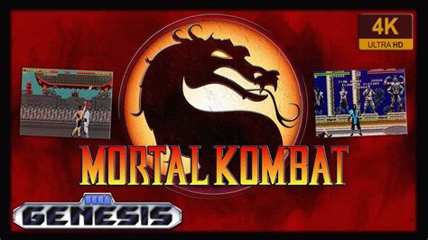 Mortal Kombat 4k60ᶠᵖˢ Longplay Sega Genesis Youtube