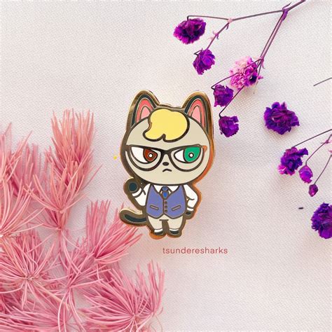 Raymond Animal Crossing Acnh Villagers Enamel Pin Sticker Etsy