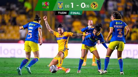 Tigres se queda sin remontada América avanza Final de Liga MX Femenil