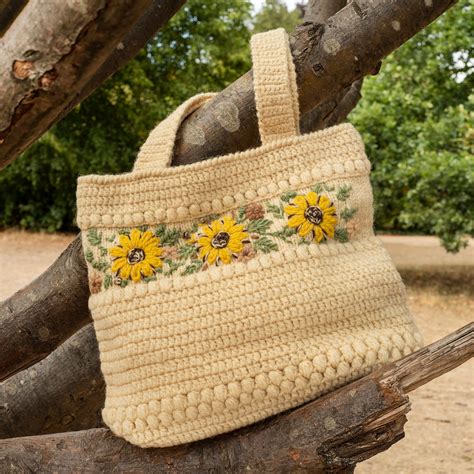 Handmade Wool Women Knitted Tote Bag Fashion Bag Pure Wool Etsy Uk