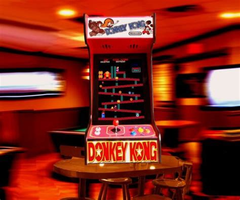 Arcade Machine Red Donkey Kong Tabletop With 60 Classic Games Free