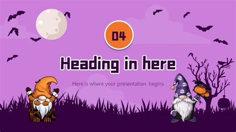 Halloween Cute Sticker Theme Google Slide and PowerPoint Template ...