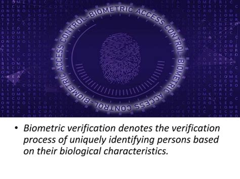 Biometrics And Identity Management Ppt