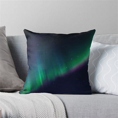 NORTHERN LIGHTS AURORA BOREALIS Throw Pillow For Sale By Vlavo