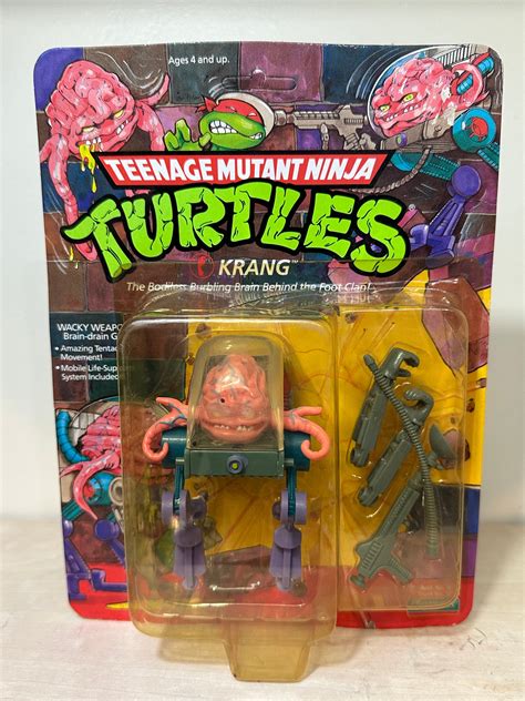 1989 TMNT Krang MOC Vintage Action Figure Toy – Mike's Vintage Toys