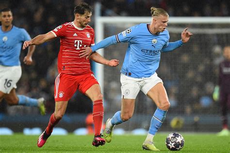 Man City Vs Bayern Munich Champions League Manchester City 3 0