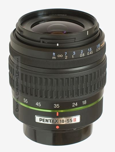 PENTAX DA 18 55 mm f 3 5 5 6 AL II smc Valoración Lens Test Review