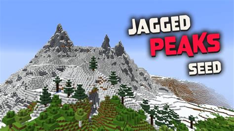 Jagged Peaks Valley Seed For Minecraft 1 19 With Abandoned Village