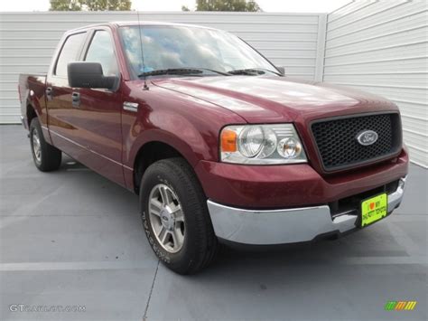 Dark Toreador Red Metallic Ford F Xlt Supercrew Exterior Photo