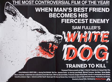 White Dog Original 1982 British Quad Movie Poster - Posteritati Movie ...