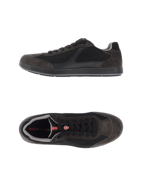 Prada Sport Trainers in Black for Men (lead) | Lyst