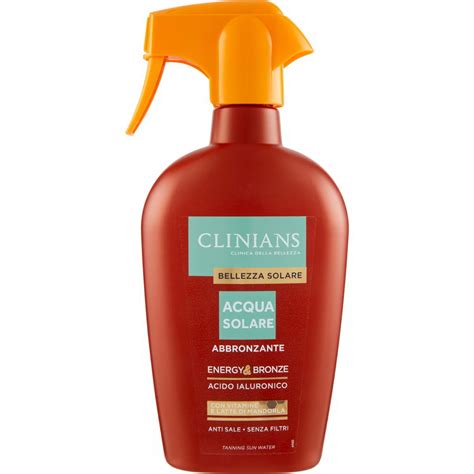 Solare Acqua Spray Abbronzante Clinians Ml Coop Shop