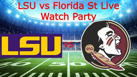 Lsu Vs Florida St Live Play By Play And Reaction Youtube