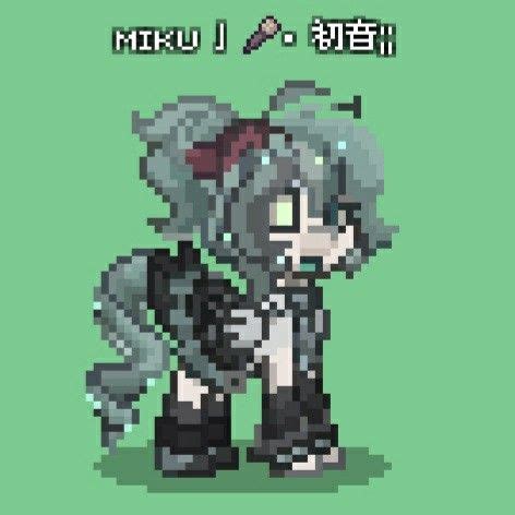 Hatsune Miku | #hatsunemiku | Хатсуне Мику | пони таун/pony town в 2023 ...