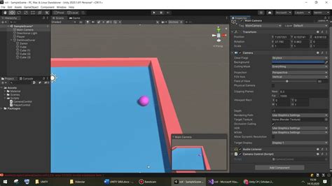 Unity ders Kameranın topu takip etmesi 3d YouTube