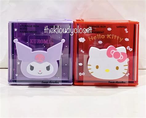 Sanrio X Miniso Storage Boxes Hello Kitty Kuromi My Melody