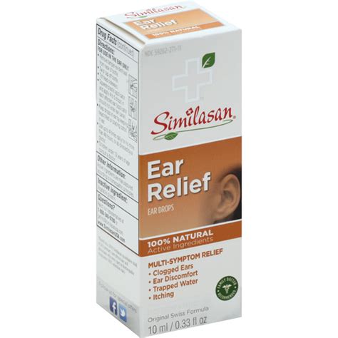 Similasan Ear Relief Ear Drops - 10 ml | Shop | D'Agostino