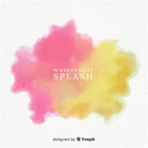 Free Vector | Colorful watercolor splash