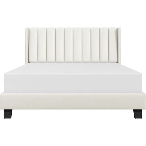 Topeakmart Queen Size Upholstered Headboard Platform Bed Frame With