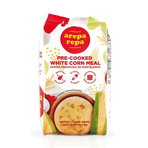 Arepa Repa Pre Cooked White Corn Meal Oz Walmart