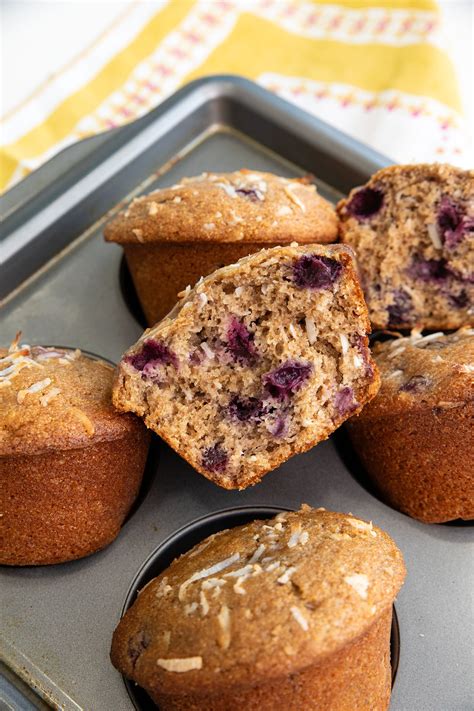 Cherry Coconut Whole Wheat Muffins The Kitchen Magpie