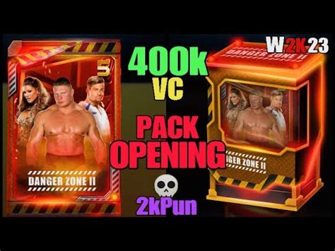 WWE 2K23 DANDER ZONE 2 400k VC PACK OPENING MYFACTION Wwe2k23