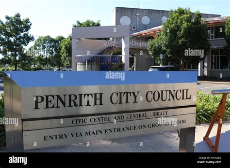 Penrith City Council building, western Sydney, Australia Stock Photo ...