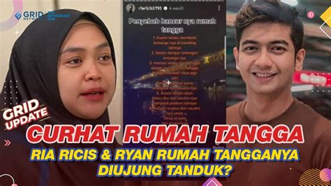 Rumah Tangga Ria Ricis Teuku Ryan Dikabarkan Retak Usai Ricis Curhat