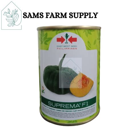 Suprema Kalabasa Squash F Seeds Grams Can By East West Shopee