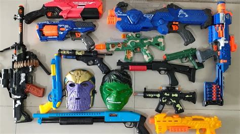 Gun Soft Bullet Tembak Tembakan Nerf Gun AK47 Shotgun Glock Gun