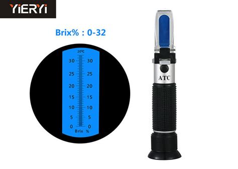 Sugar Brix Scale Refractometer Specific Gravity Lightweight With 170mm