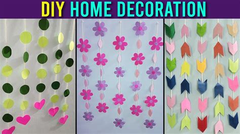 Last Minute Diwali Decoration Ideas Paper Wall Decor Home