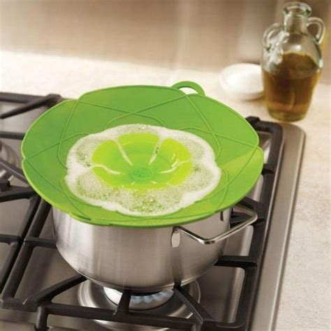 Силиконовая крышка-невыкипайка Spill Stopper LID. Силиконовий друшлаг ...