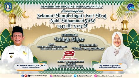 LIVE Ustad Derry Sulaiman Tabligh Akbar Memperingati Isra Mi Raj