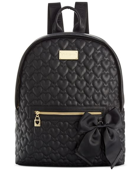 Betsey Johnson Macy S Exclusive Quilted Backpack In Black Lyst