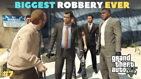 ROBBERY IN CITY S BIGGEST JEWELLERY SHOP GTA V GAMEPLAY YouTube