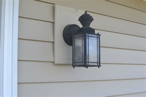 How To Install An Exterior Light Fixture On Wood Siding