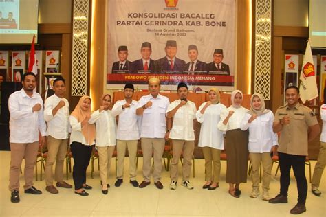 Ketua Bappilu Dpc Gerindra Kabupaten Bone Target Pemenang Pileg Dan