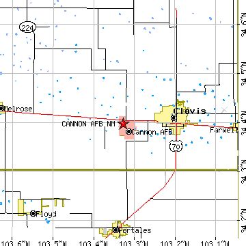 Cannon Afb, New Mexico (NM) ~ population data, races, housing & economy