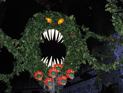 Haunted Mansion Holiday The Menacing Man Eating Plant Wrea Flickr