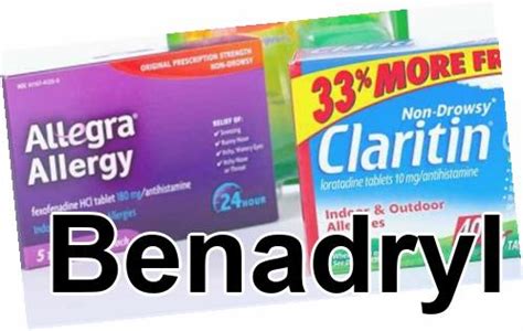 Claritin Vs Zyrtec Vs Benadryl Claritin Or Benadryl For Seasonal