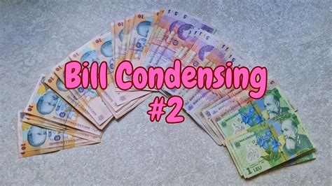 Cash Condensing Bill Exchange Condensing My Sinking Funds And